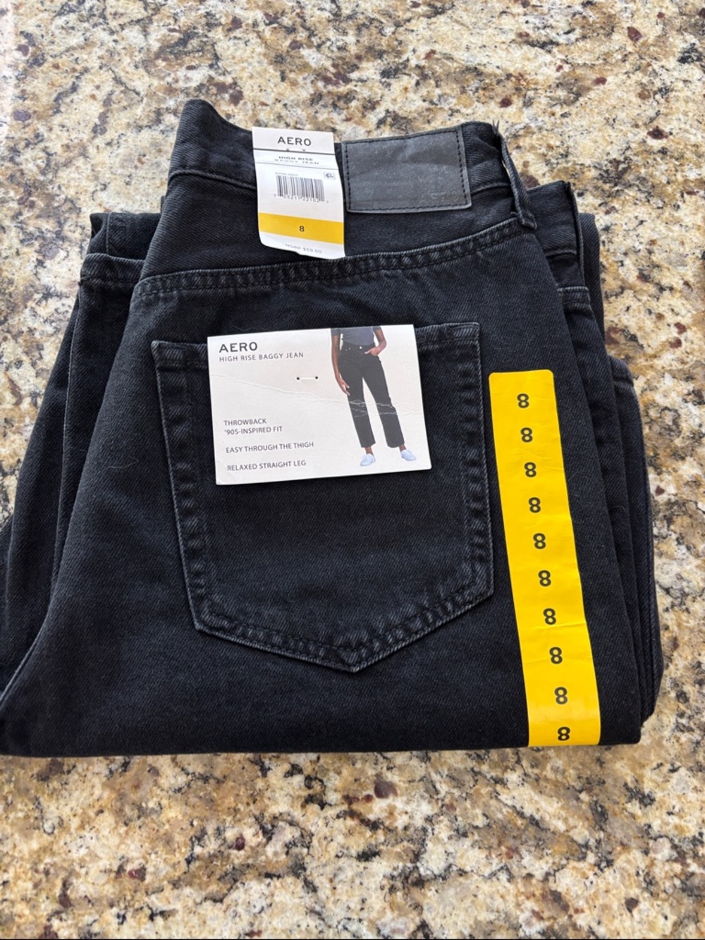 Women’s High Rise Baggy Jeans - Black